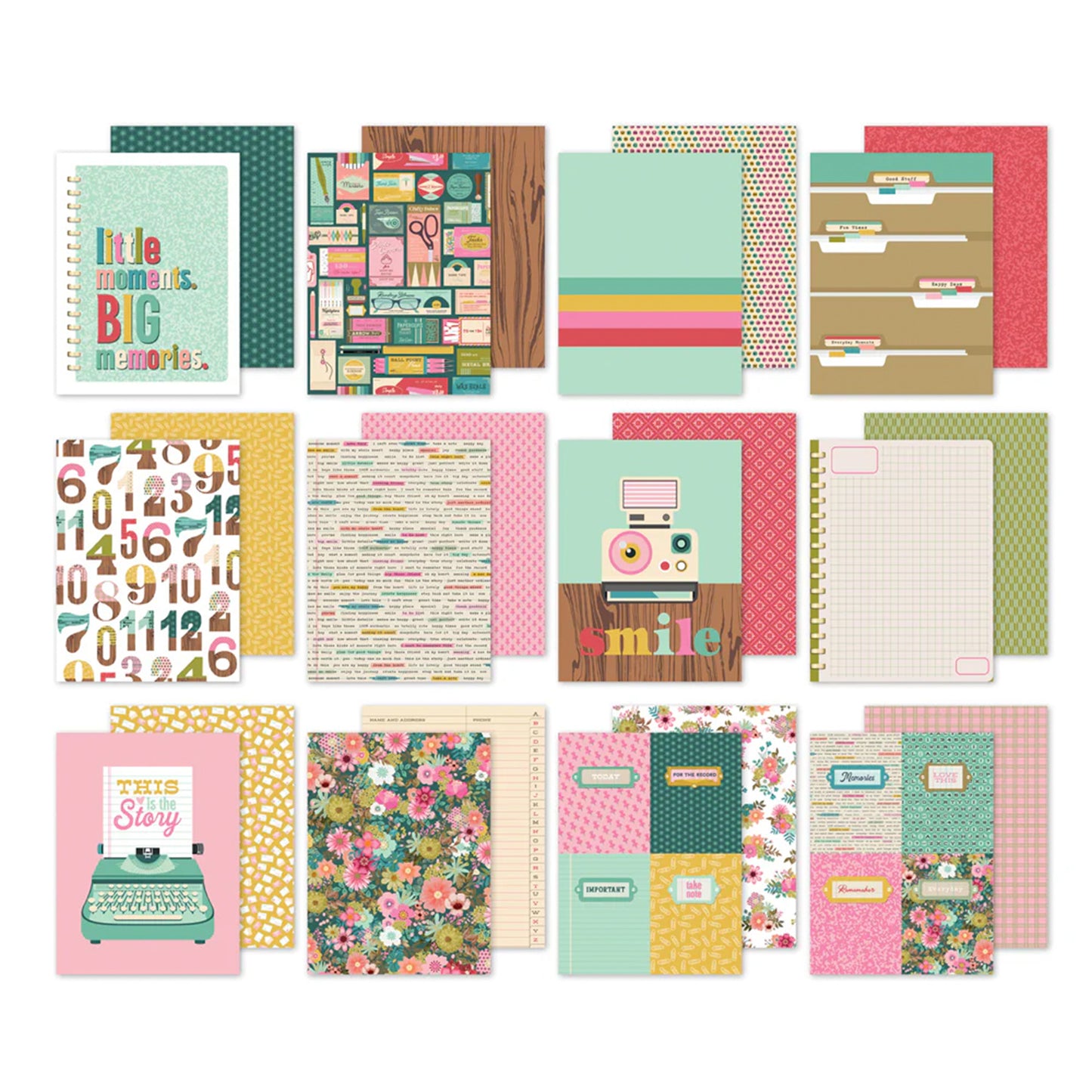 Simple Stories - Block Papel 6 x 8 - Noteworthy