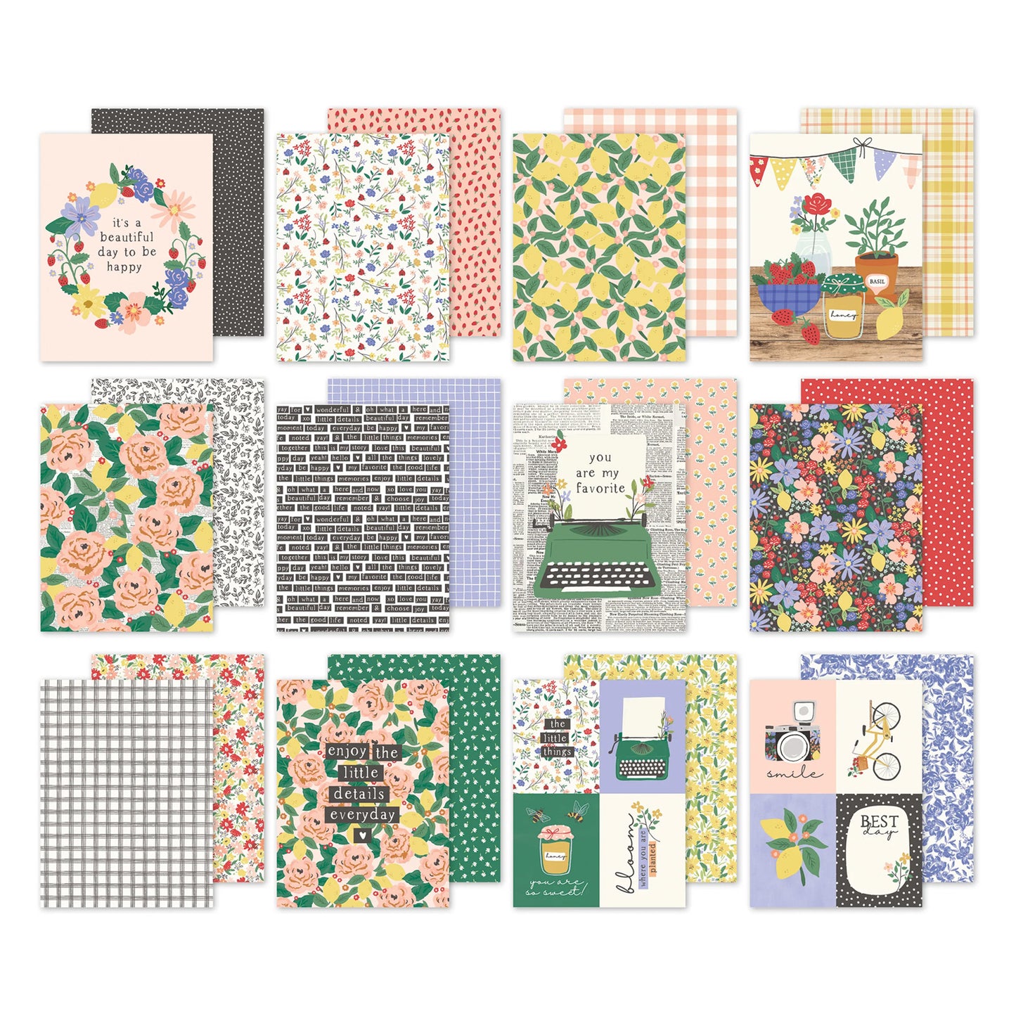Simple Stories - Block Papel 6 x 8 - The Little Things