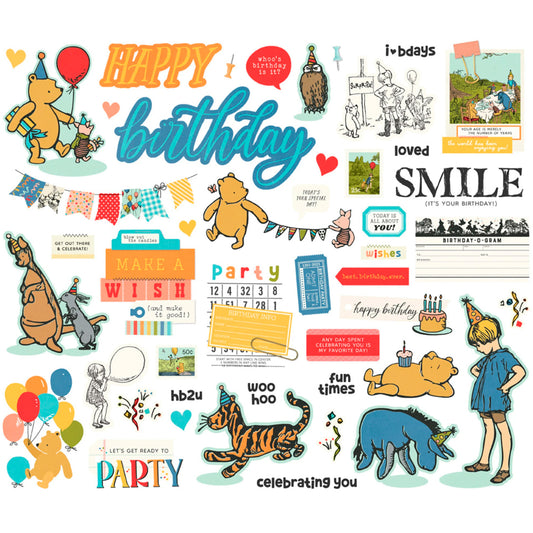 Simple Stories - Bits & Pieces - Classic Pooh Birthday
