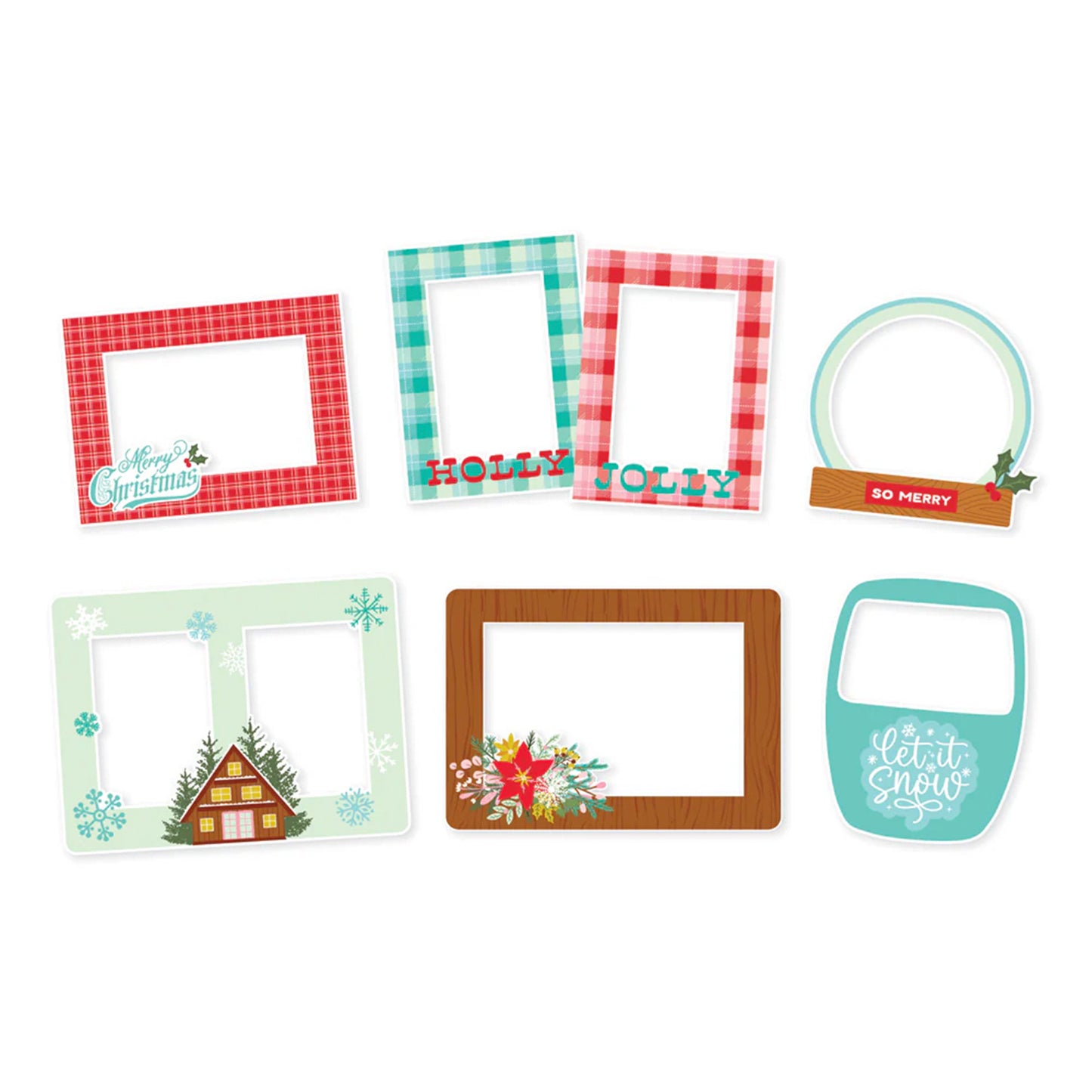 Simple Stories - Chipboard Frames - Snow Pine Lodge