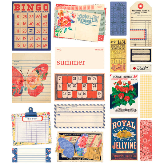 Simple Stories - Ephemera - Simple Vintage Linen Market