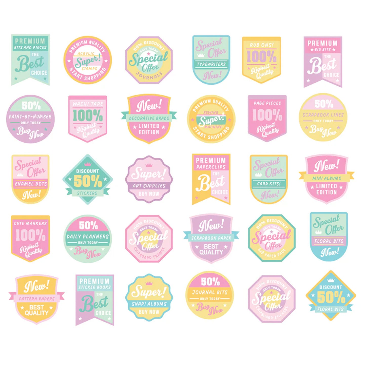 Simple Stories - Patches Bits & Pieces - Crafty Things