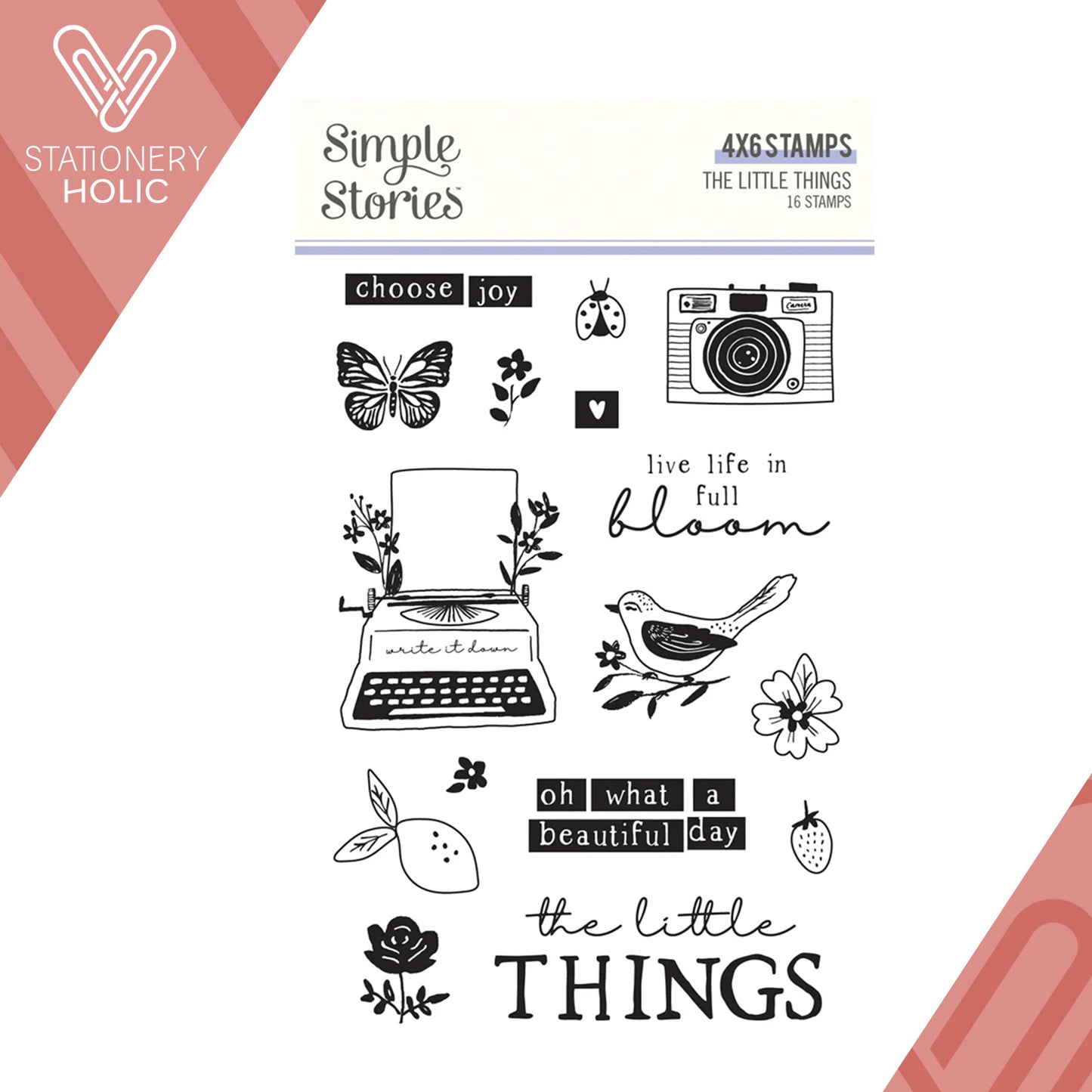 Simple Stories - Sellos 4 x 6 - The Little Things