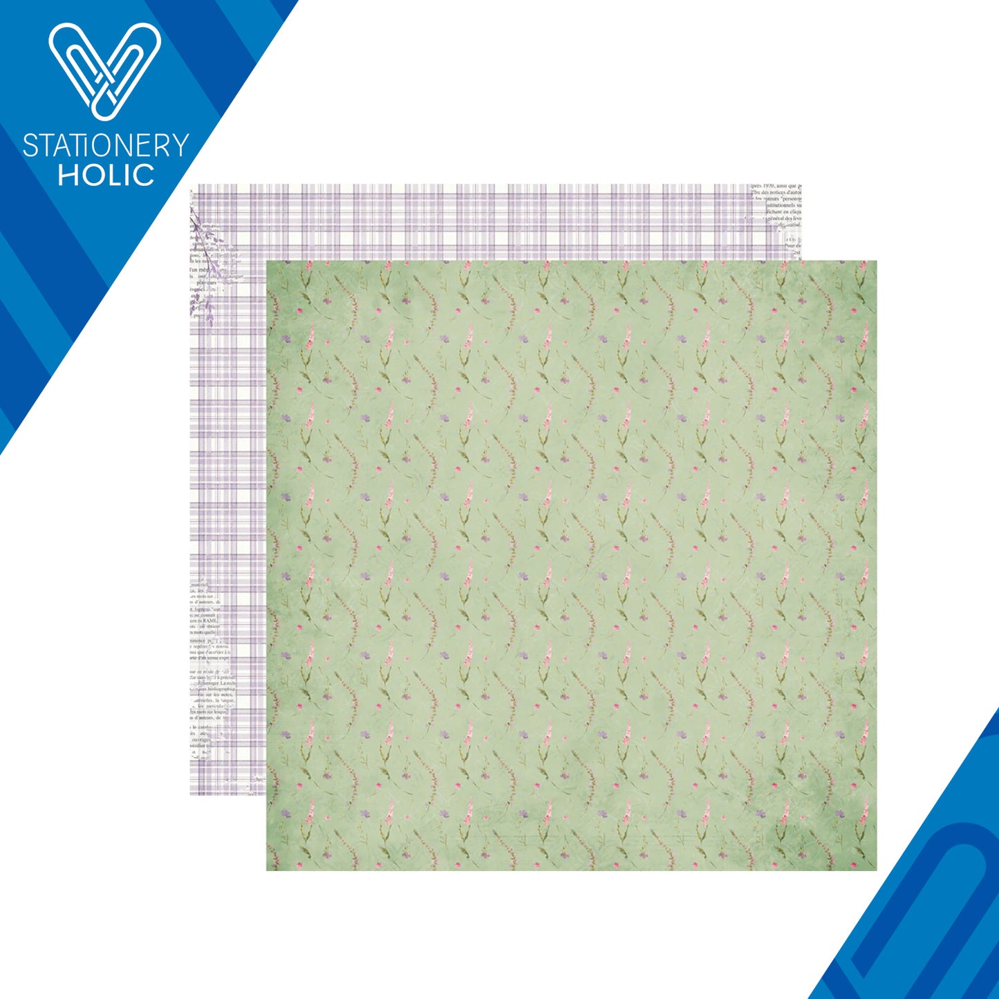 Simple Stories - Hoja Papel 12 x 12 - Meadow Flowers - Dream On, Dreamer