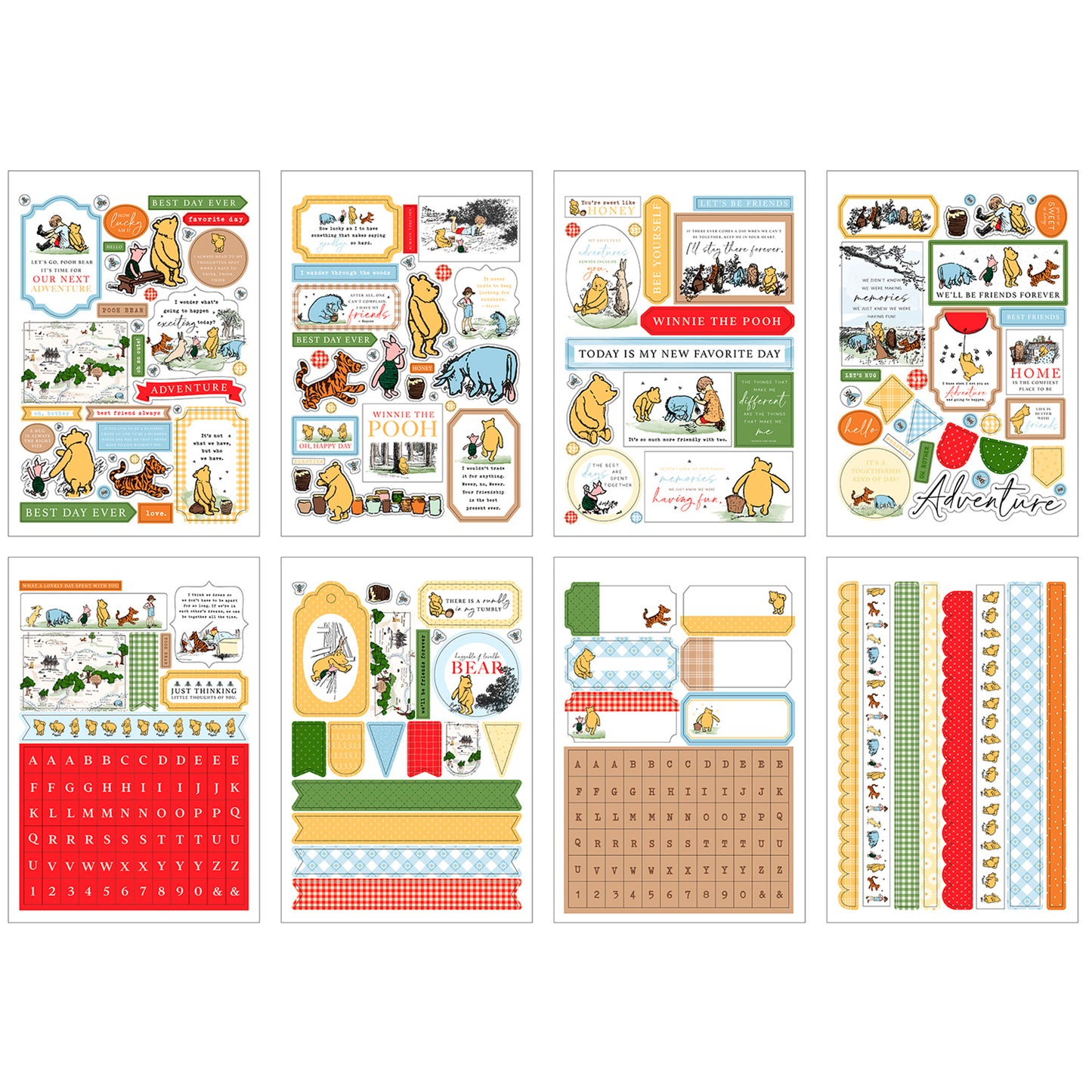 Echo Park - Sticker Book - The House At Pooh