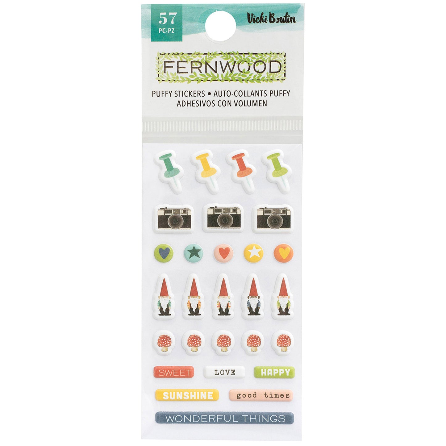 Vicky Boutin - Puffy Stickers - Fernwood