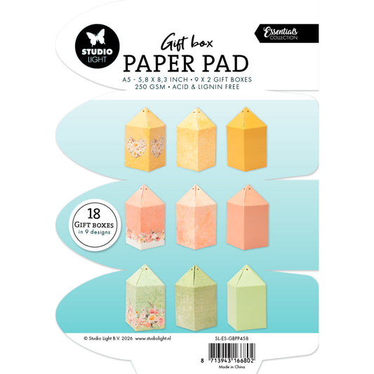 Studio Light - Bloc Papel Caja Regalo - Candy Box
