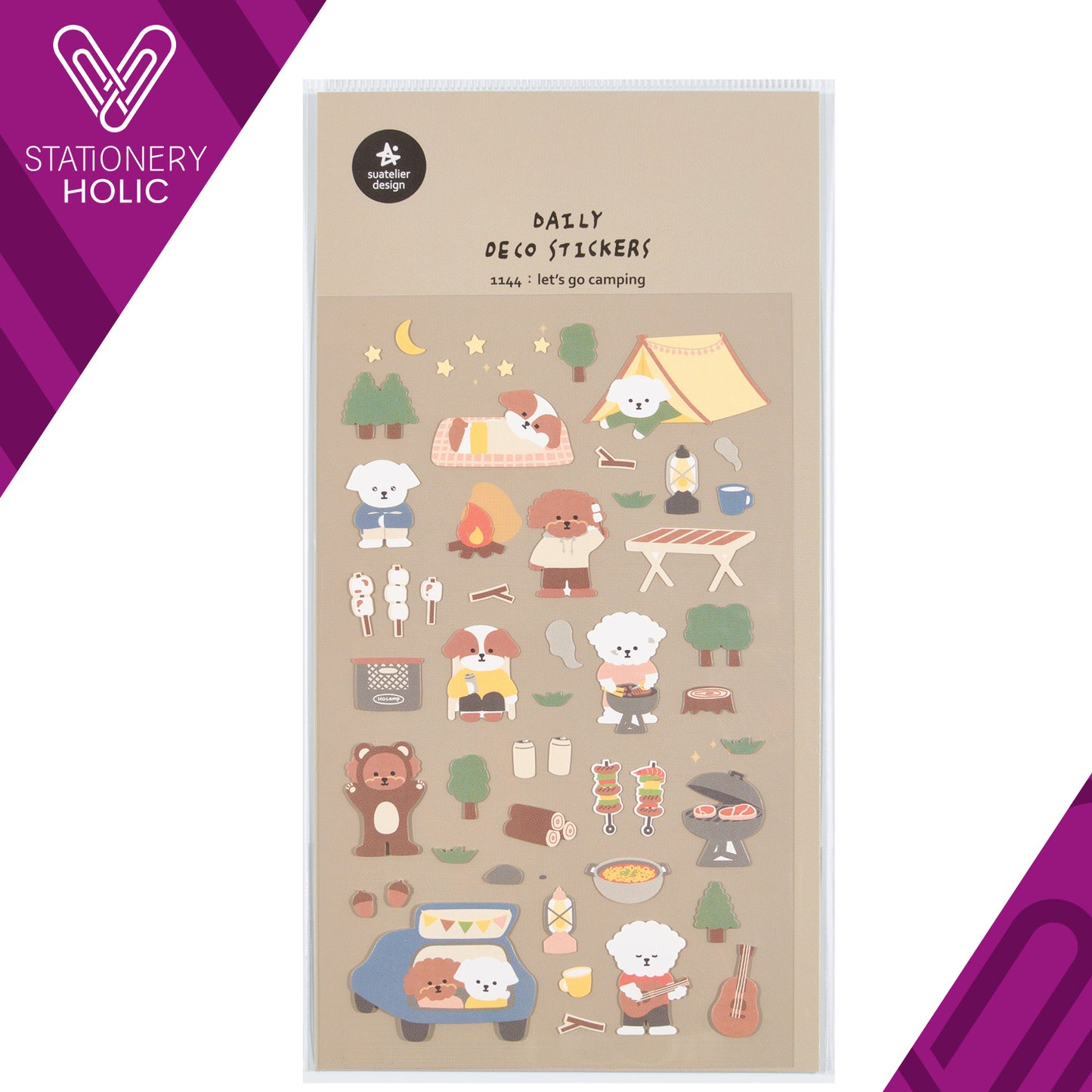 Suatelier - Stickers - Let's Go Camping