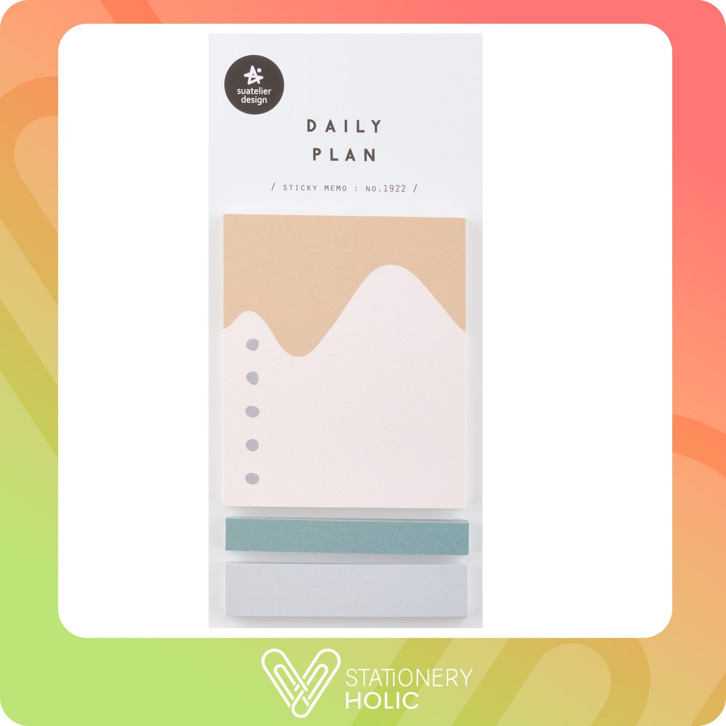Suatelier - Sticky Notes - Daily Plan No. 1922