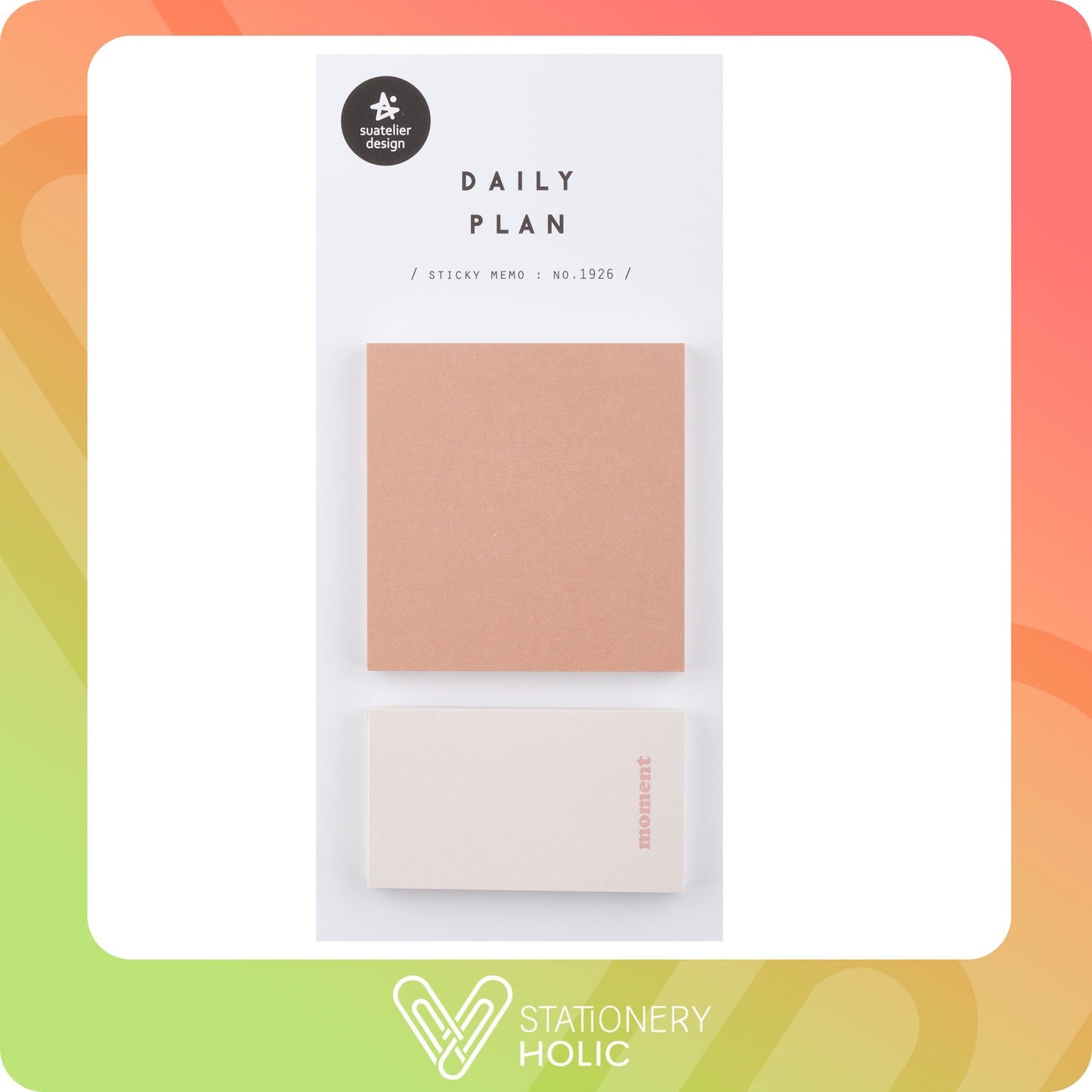 Suatelier - Sticky Notes - Daily Plan No. 1926