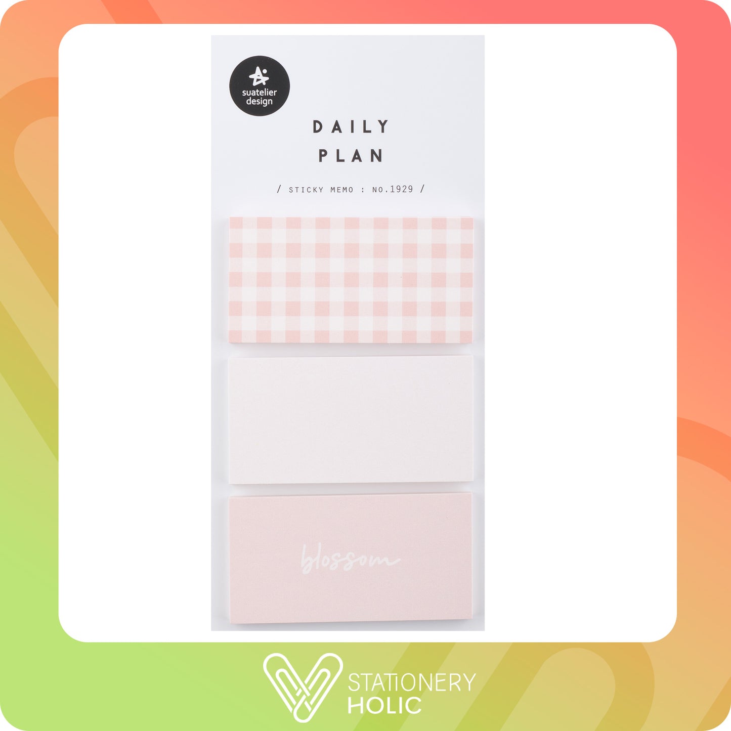 Suatelier - Sticky Notes - Daily Plan No. 1929