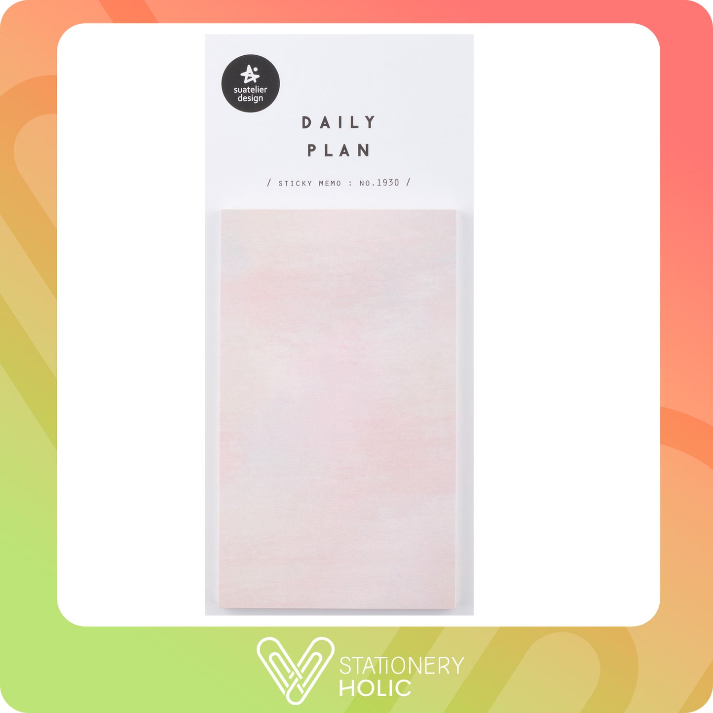 Suatelier - Sticky Notes - Daily Plan No. 1930