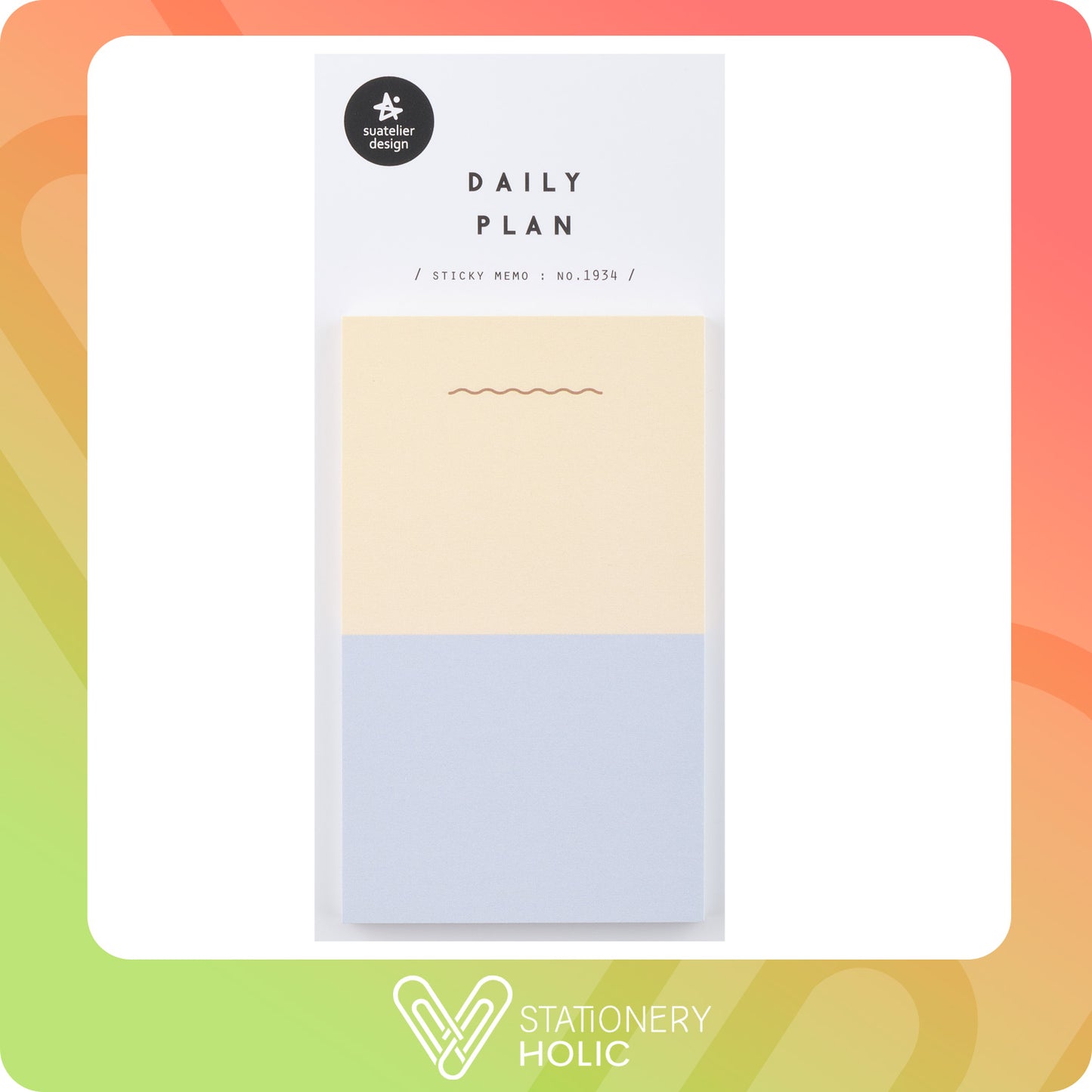 Suatelier - Sticky Notes - Daily Plan No. 1934