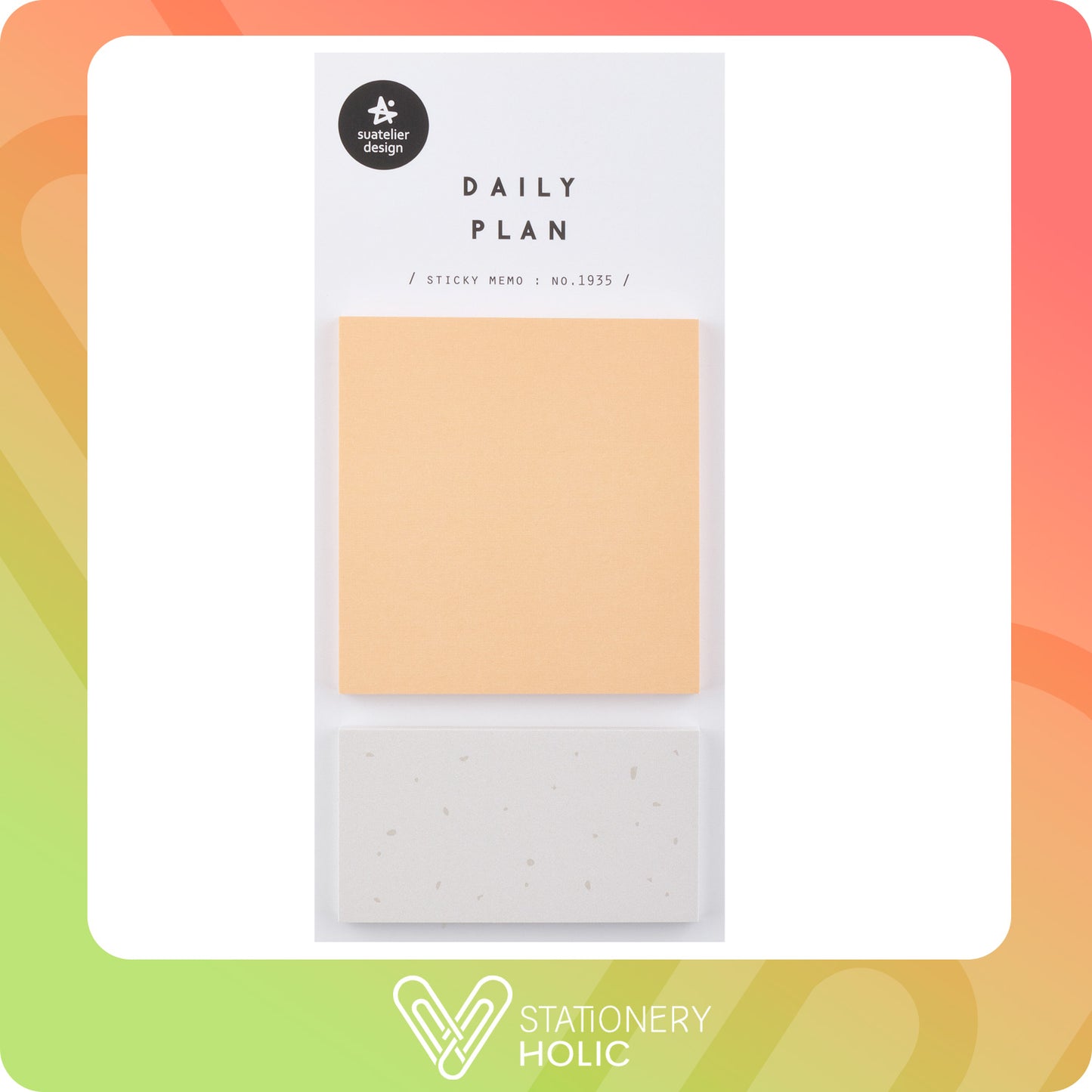 Suatelier - Sticky Notes - Daily Plan No. 1935