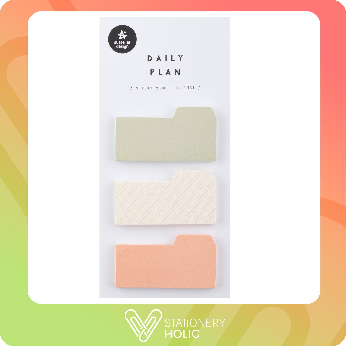 Suatelier - Sticky Notes - Daily Plan No. 1941