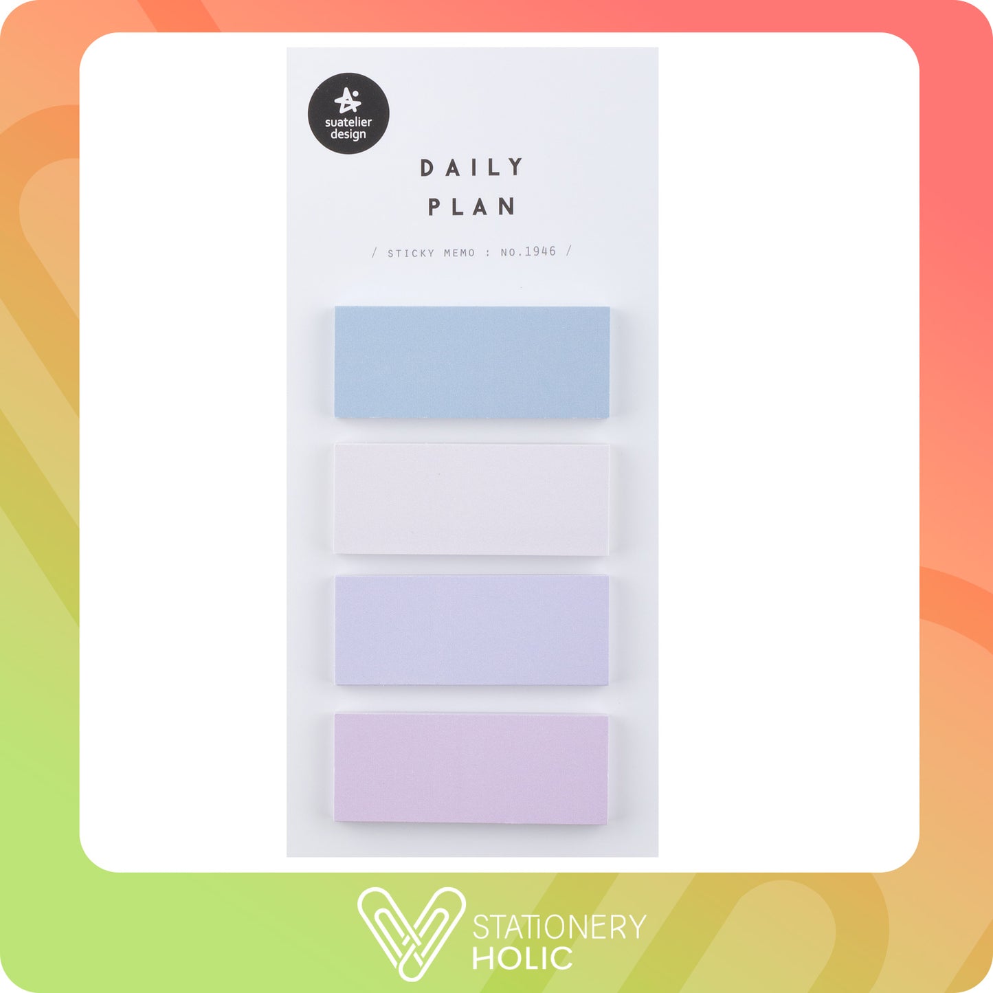 Suatelier - Sticky Notes - Daily Plan No. 1946