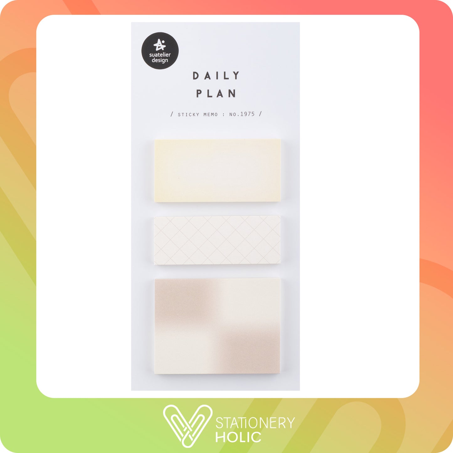 Suatelier - Sticky Notes - Daily Plan No. 1975