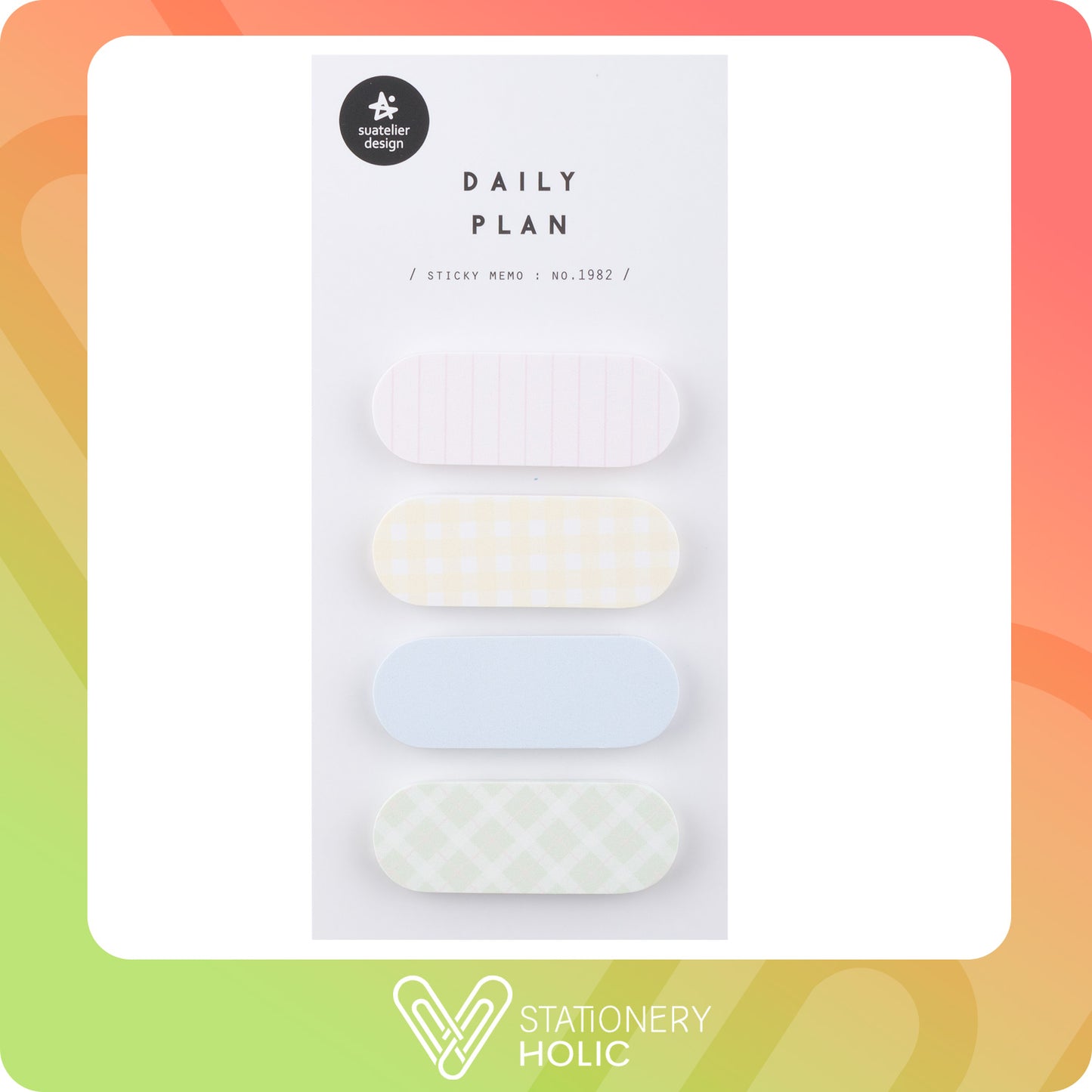 Suatelier - Sticky Notes - Daily Plan No. 1982