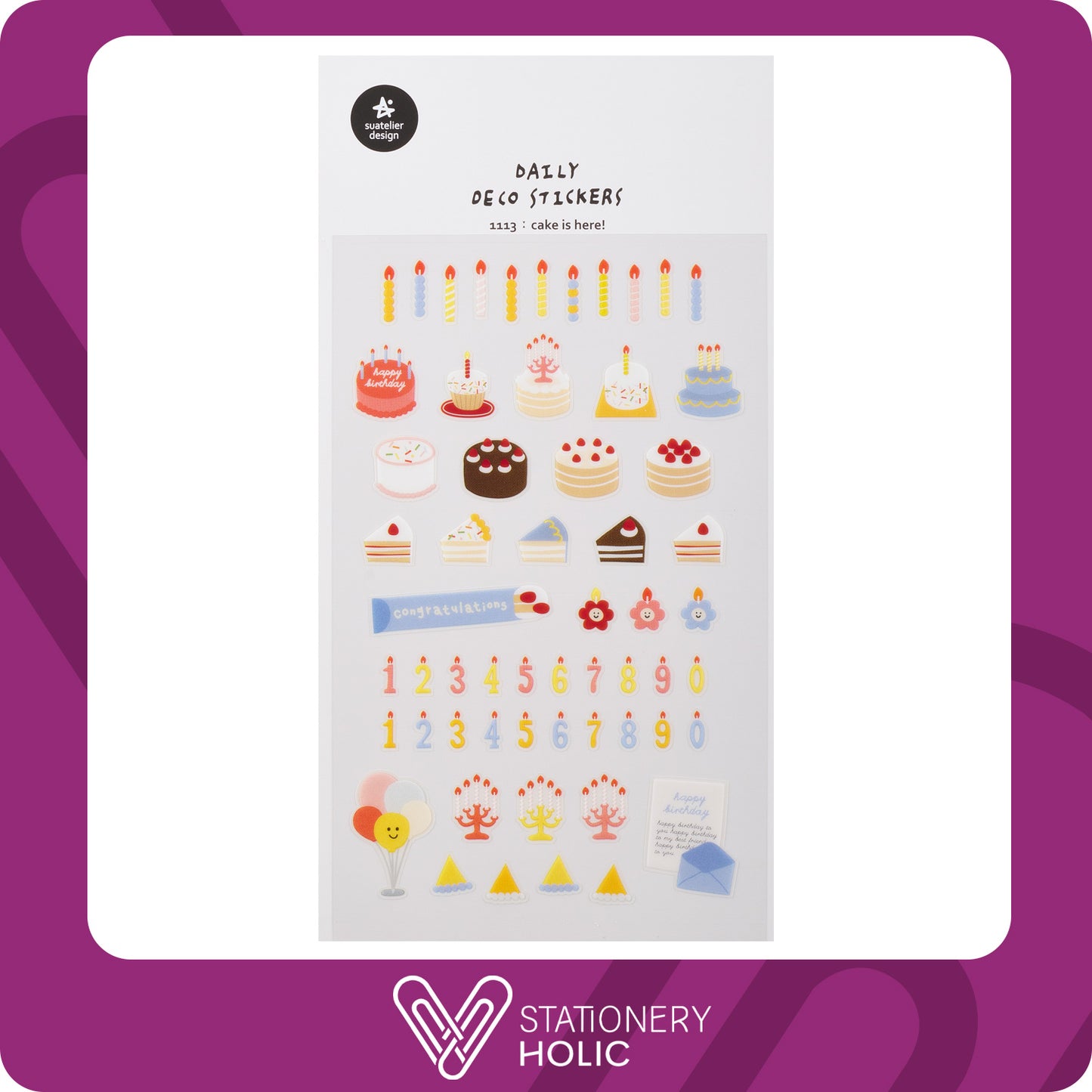 Suatelier - Stickers - Cake Is Here!
