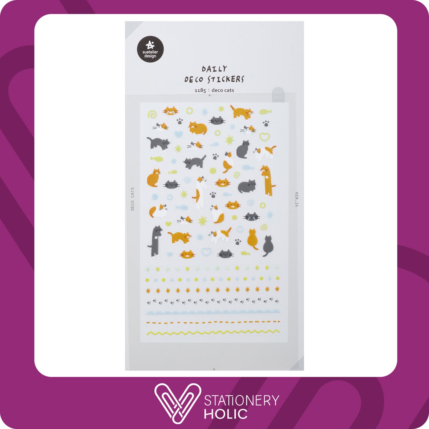 Suatelier - Stickers - Deco Cats