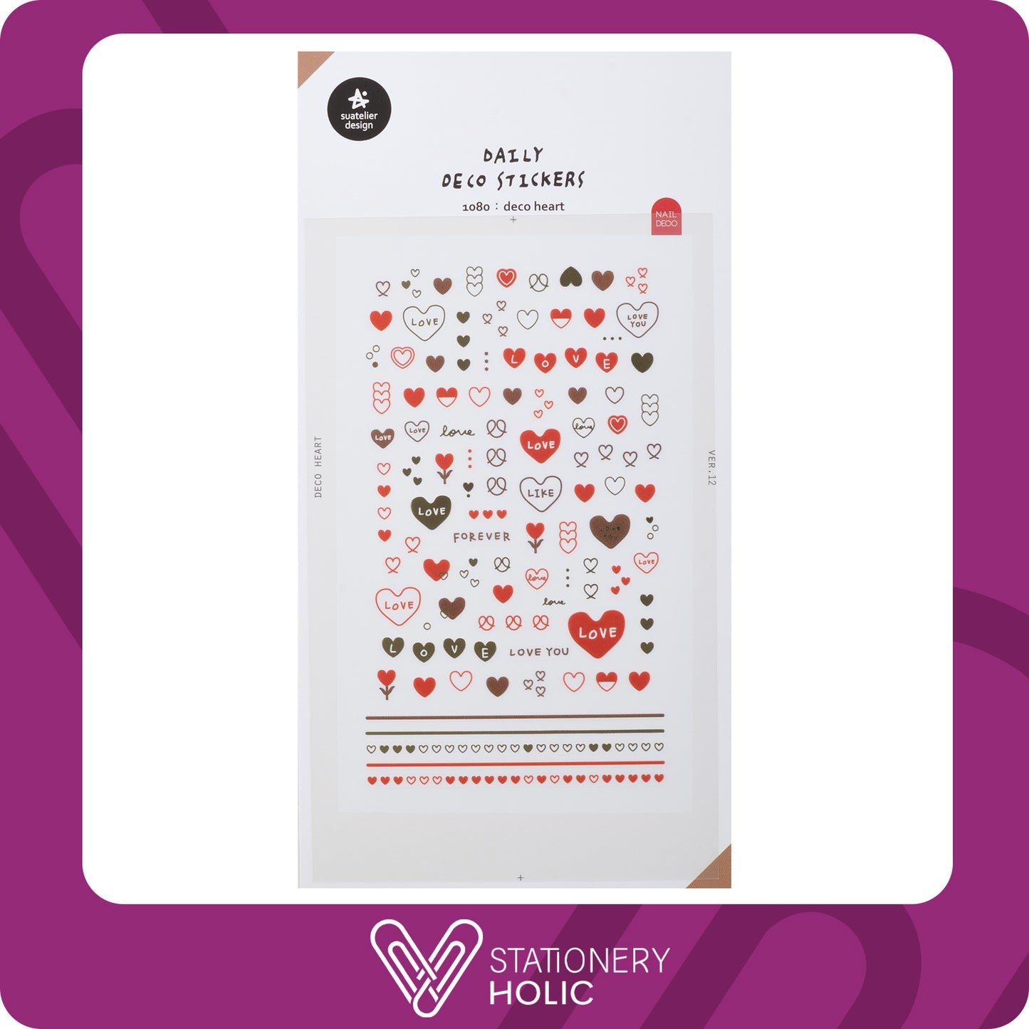 Suatelier - Stickers - Deco Heart