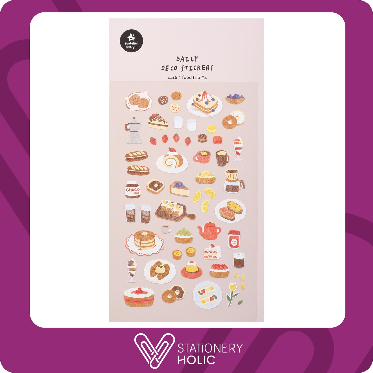 Suatelier - Stickers - Food Trip #4