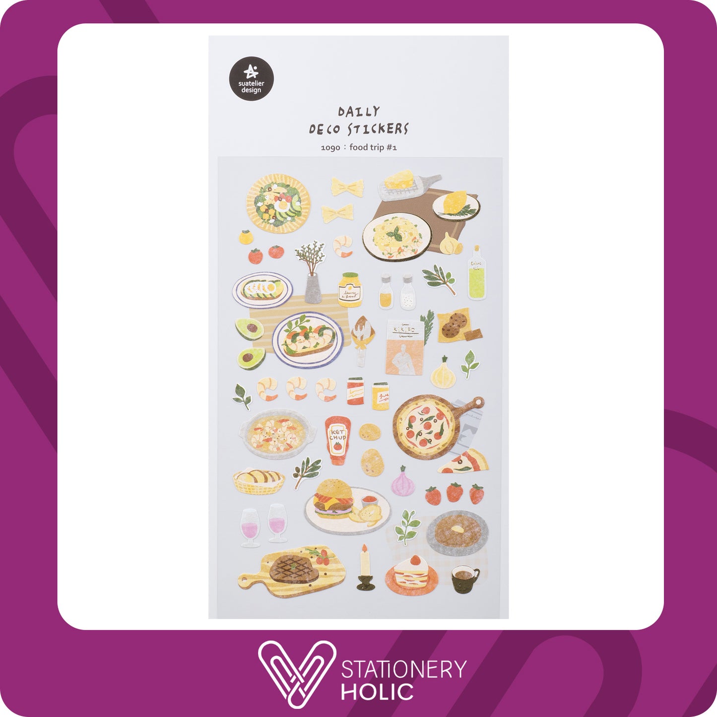 Suatelier - Stickers - Food Trip #1