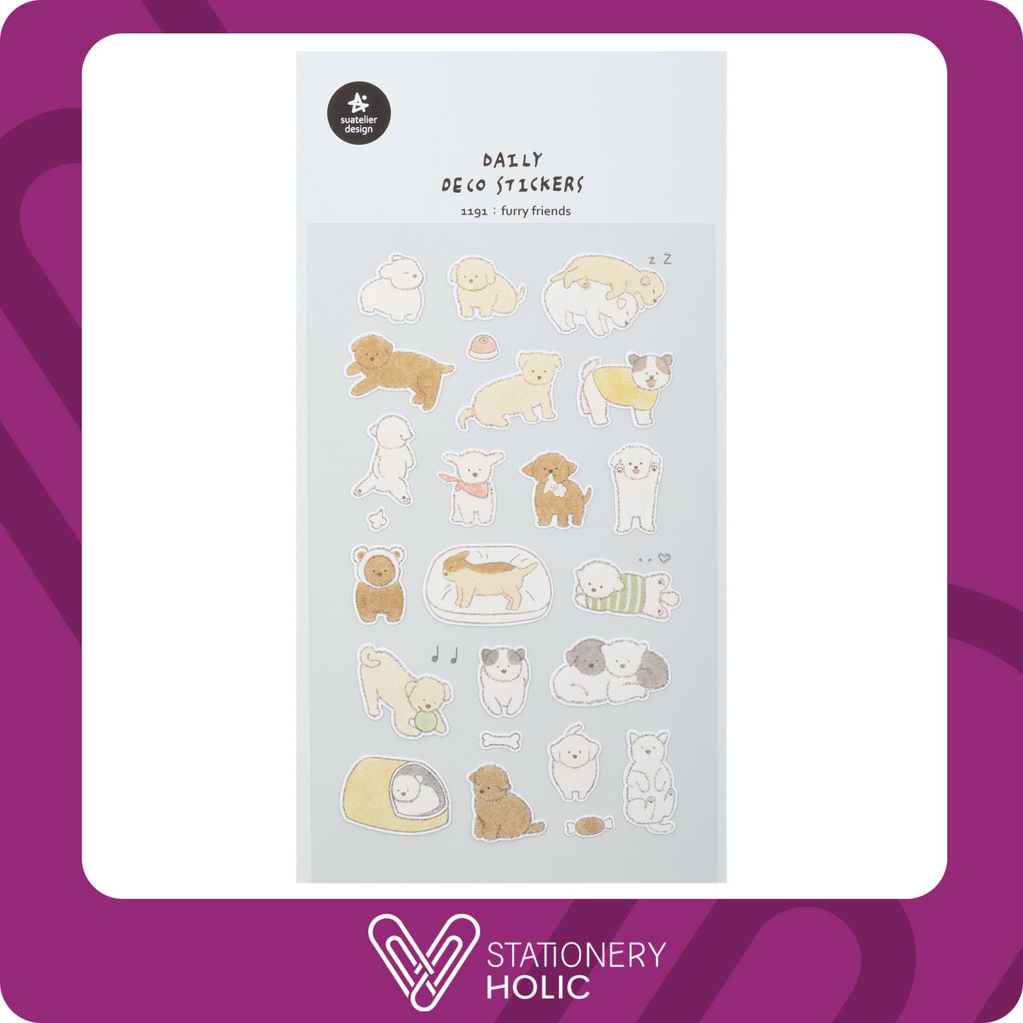 Suatelier - Stickers - Furry Friends