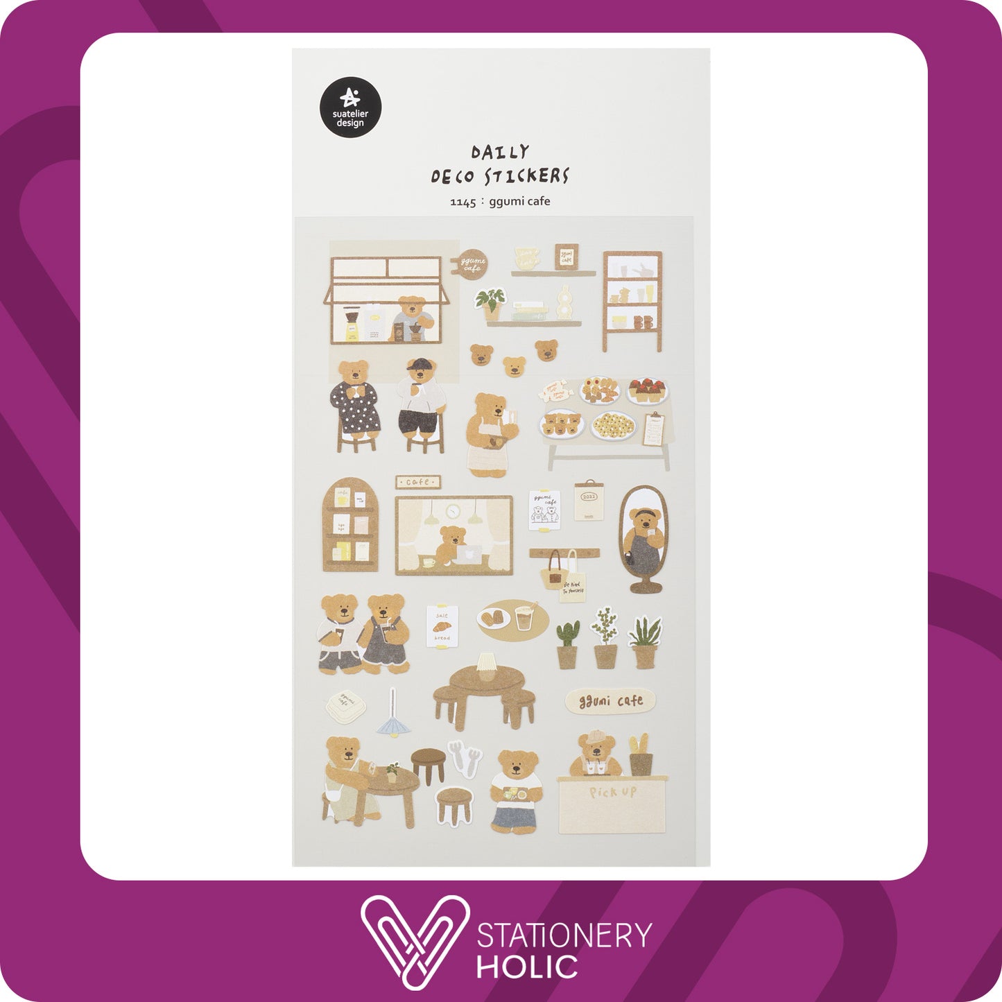 Suatelier - Stickers - Ggumi Cafe