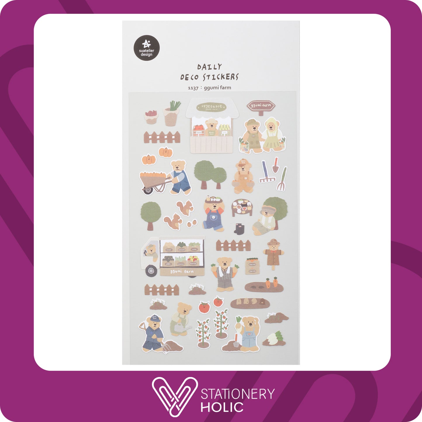 Suatelier - Stickers - Ggumi Farm