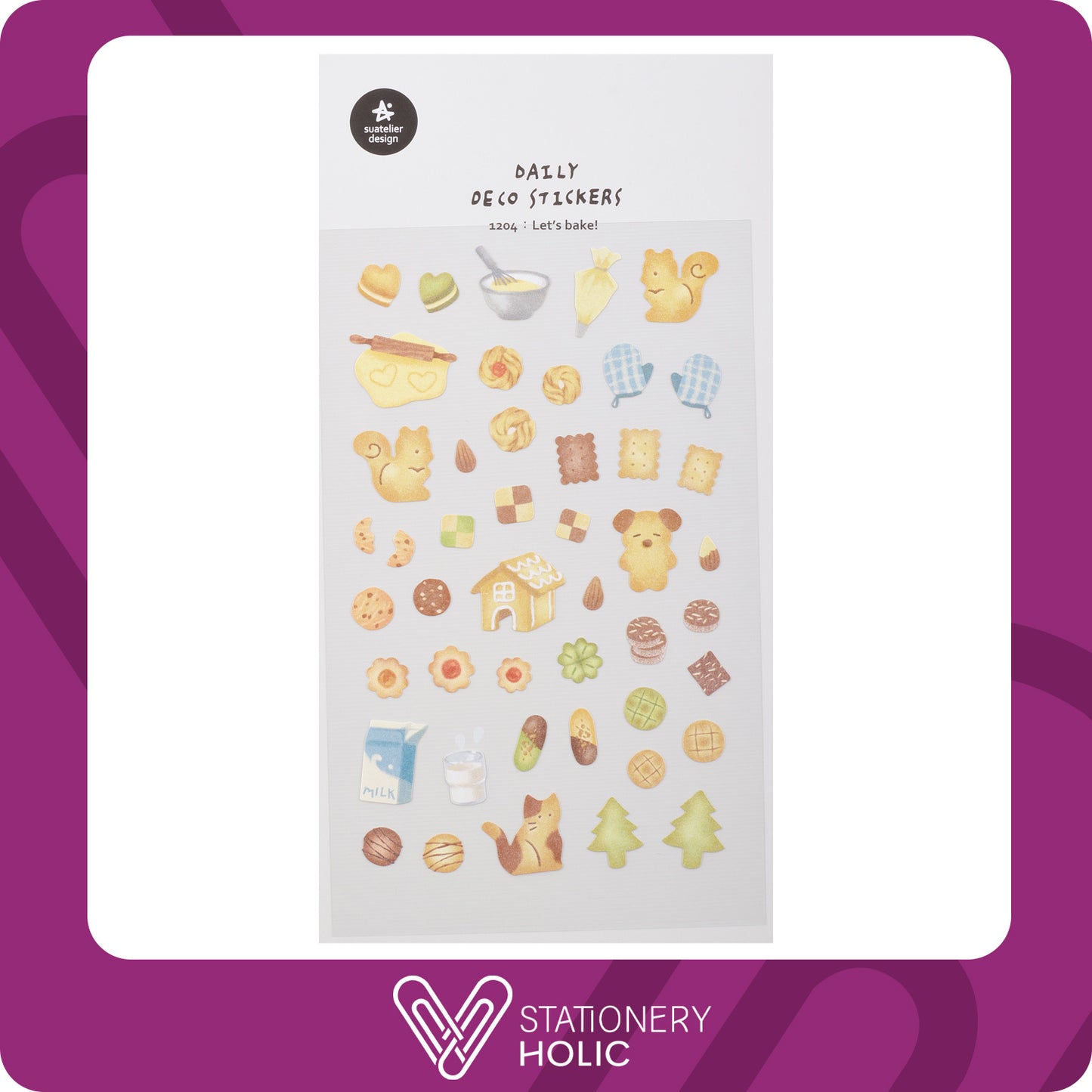 Suatelier - Stickers - Let's Bake!