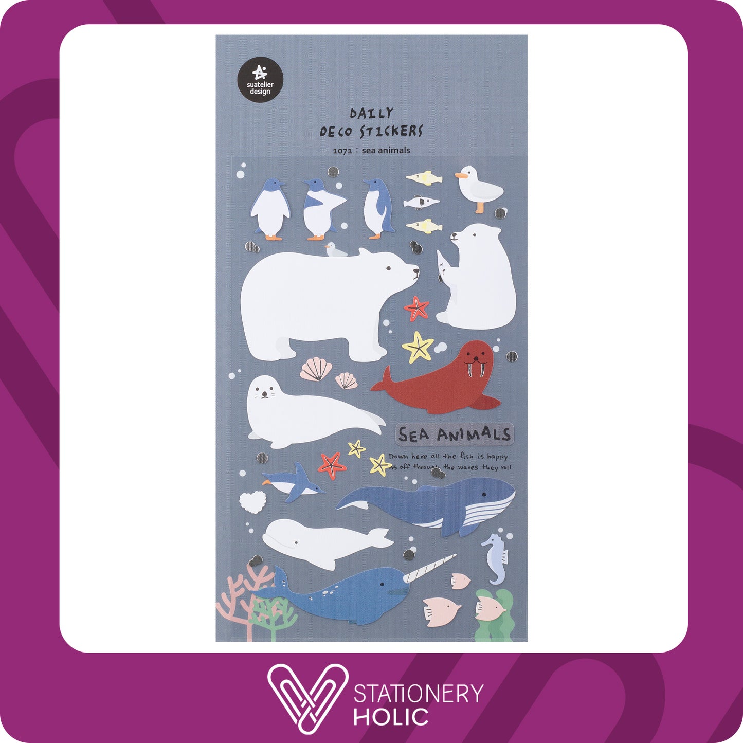 Suatelier - Stickers - Sea Animals
