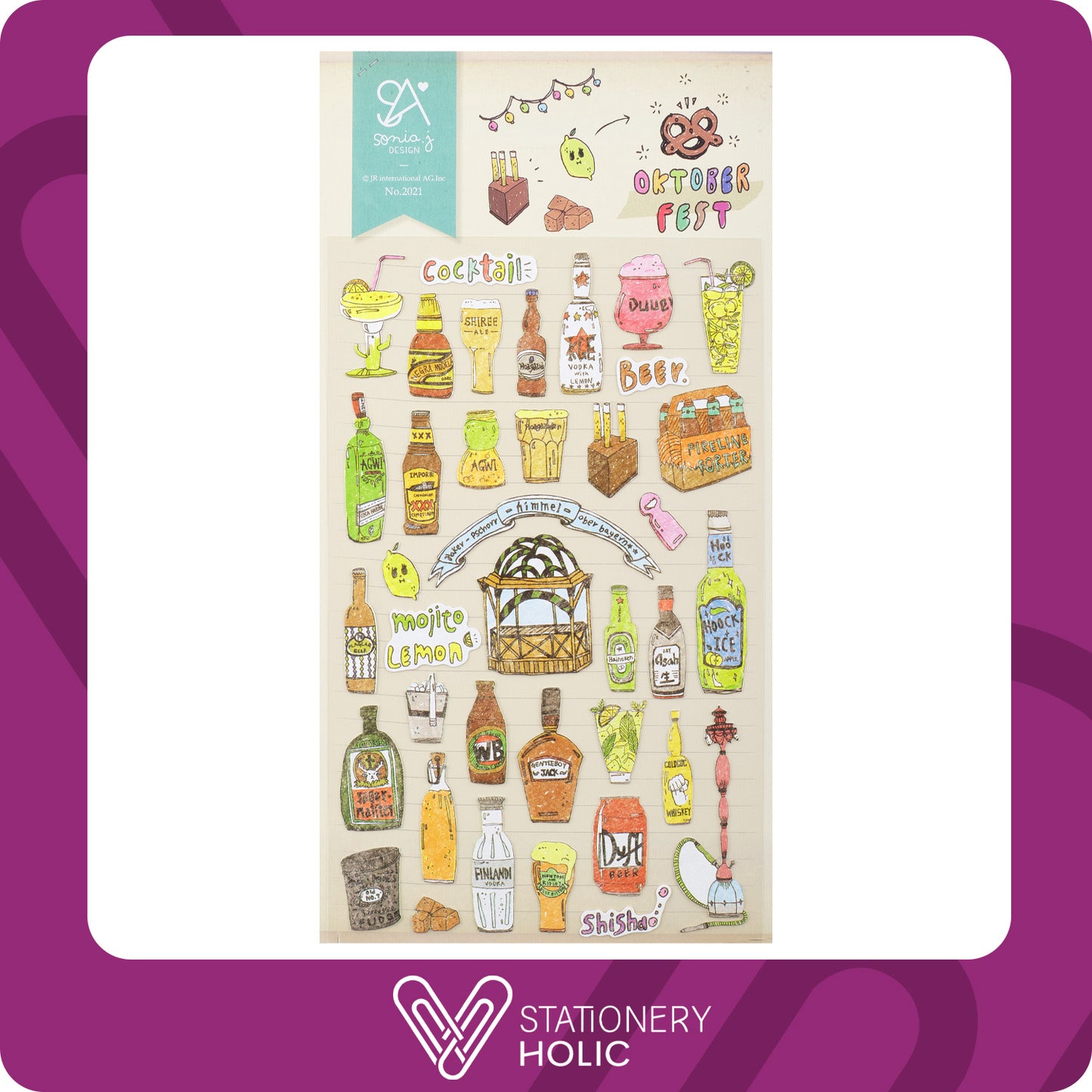 Suatelier - Stickers Sonia Design - Oktober Fest