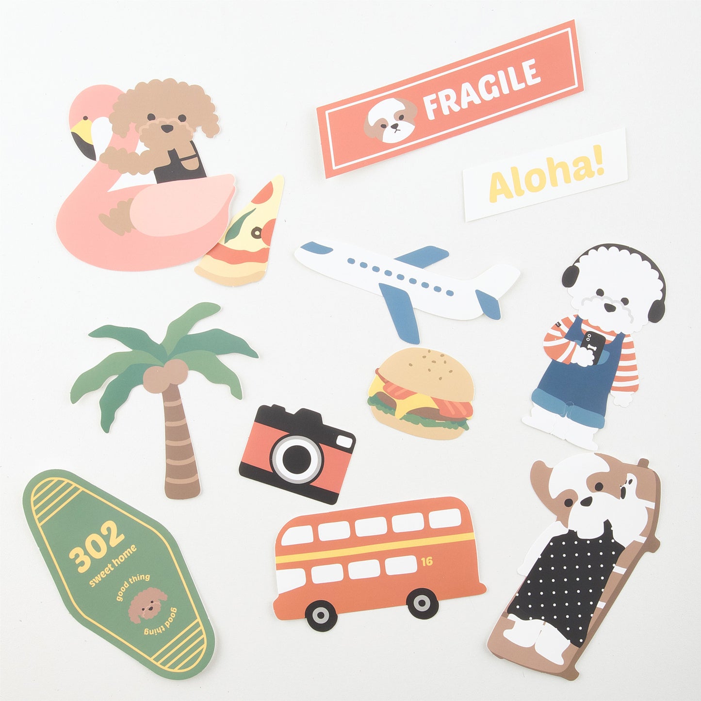 Suatelier - Stickers Travel - Let's Go On A Trip