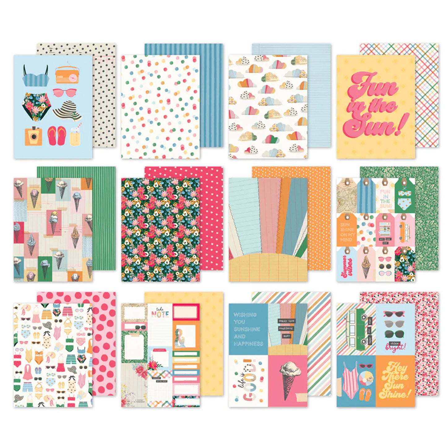 Simple Stories - Bloc Papel 6 x 8 - Sunny Days