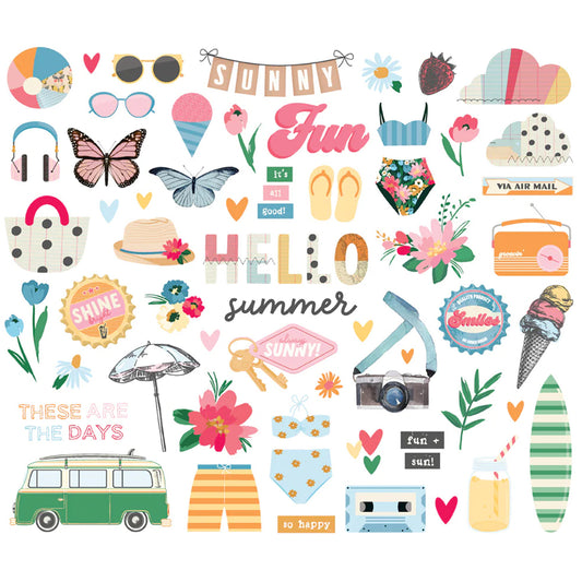 Simple Stories - Bits & Pieces - Sunny Days