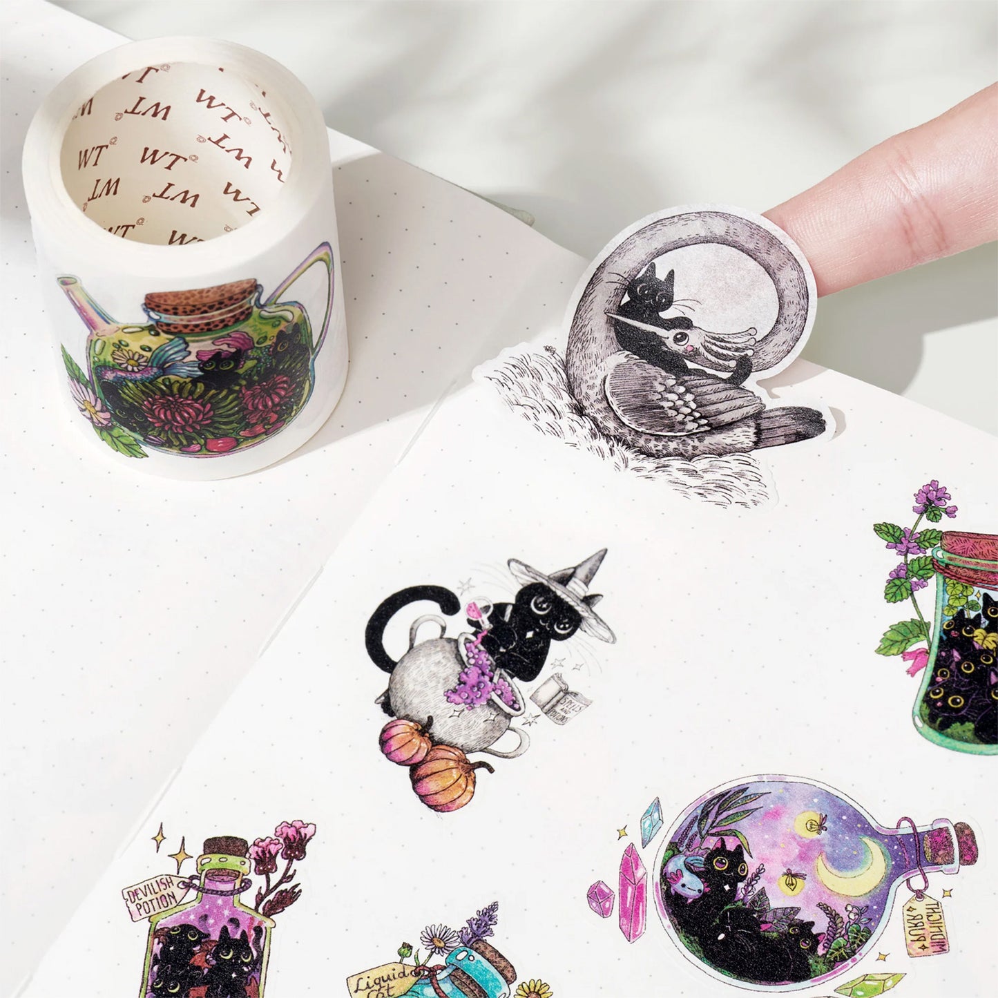 The Washi Tape Shop - Set Washi Stickers - Midnight Mischief