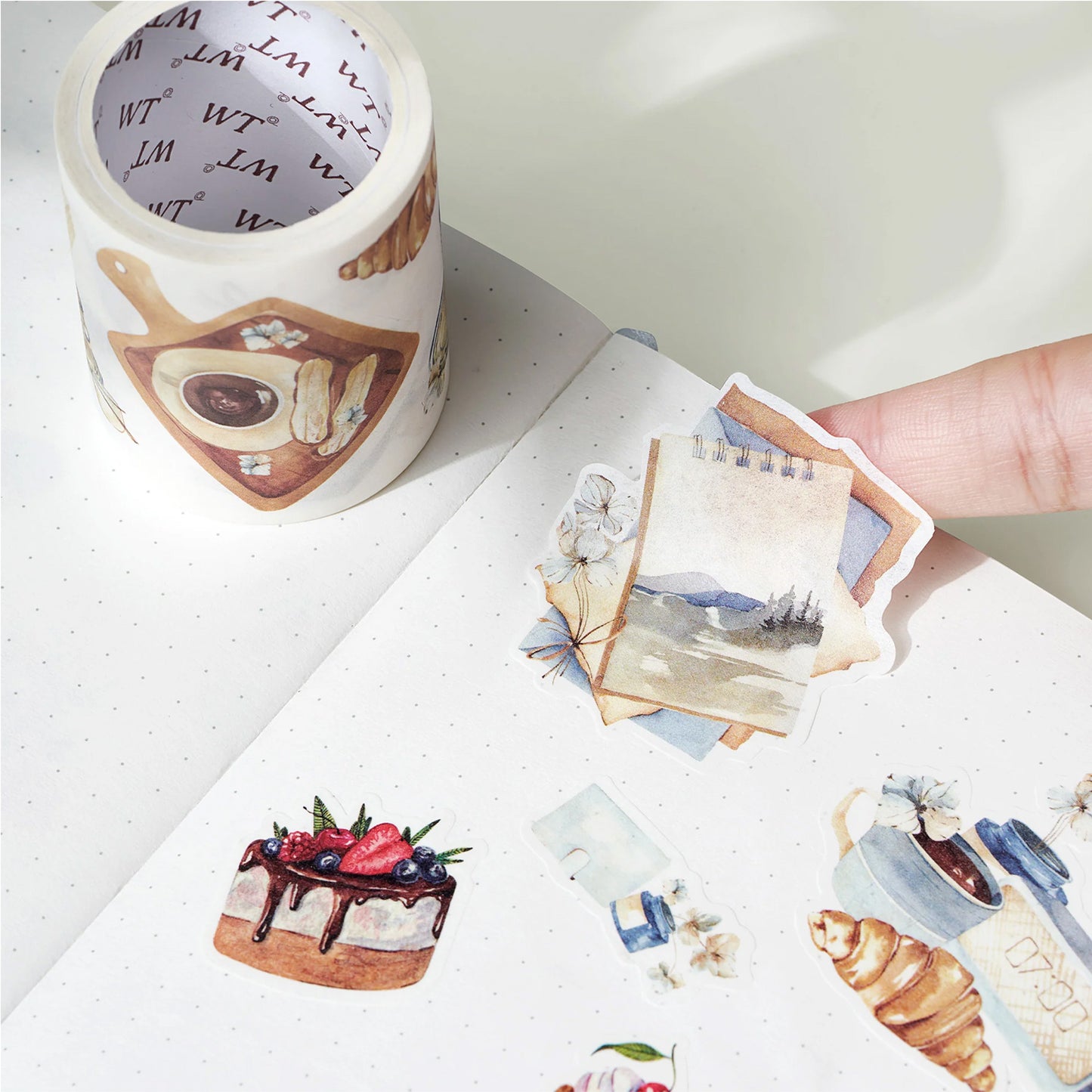 The Washi Tape Shop - Set Washi Stickers - Tea Temptations