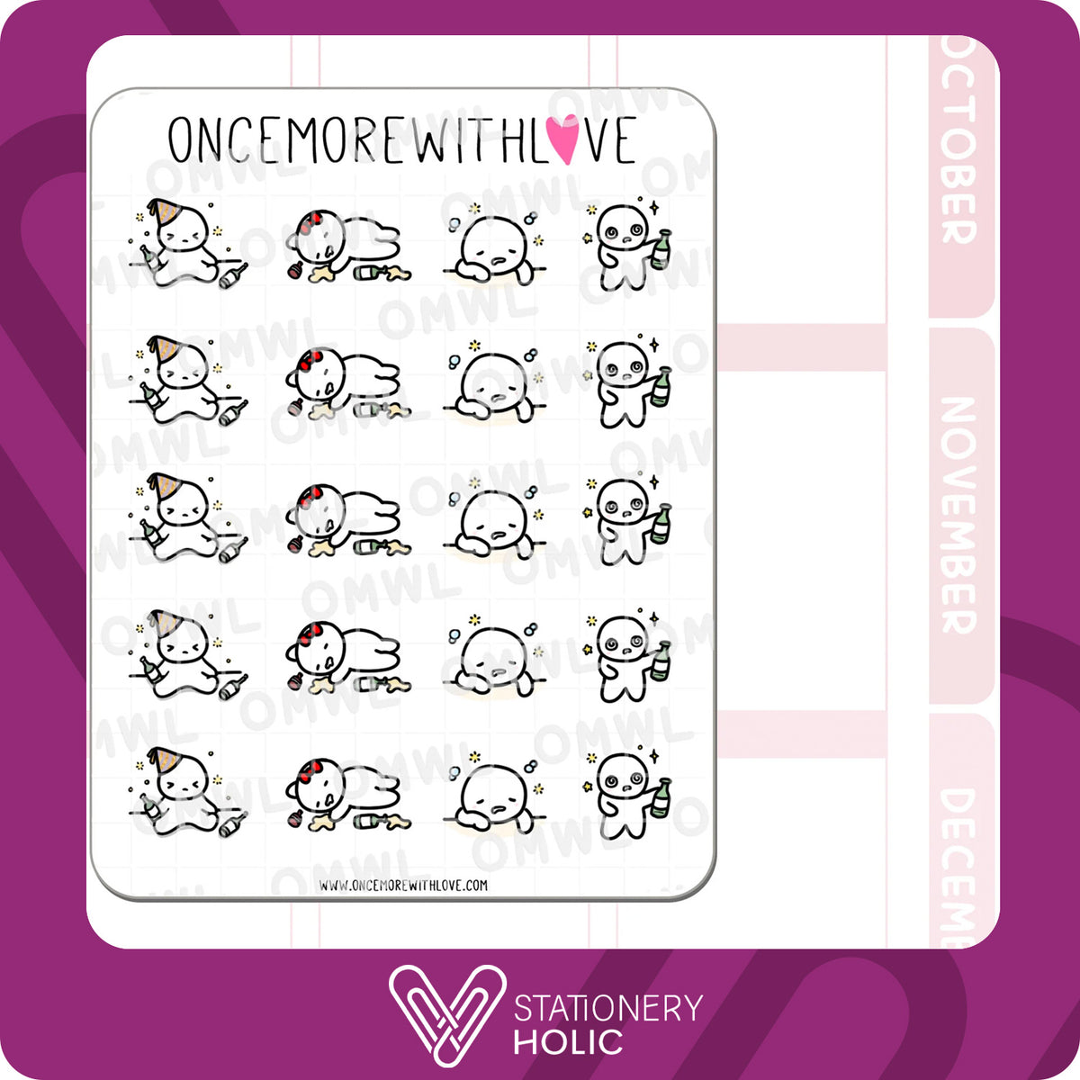 Once More With Love - Stickers - The Hangover