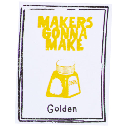 The Stamp Market - Almohadilla de Tinta Mini - Golden