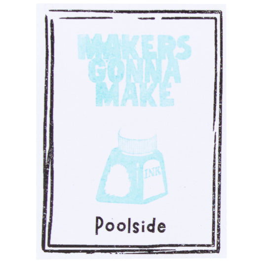 The Stamp Market - Almohadilla de Tinta Mini - Poolside