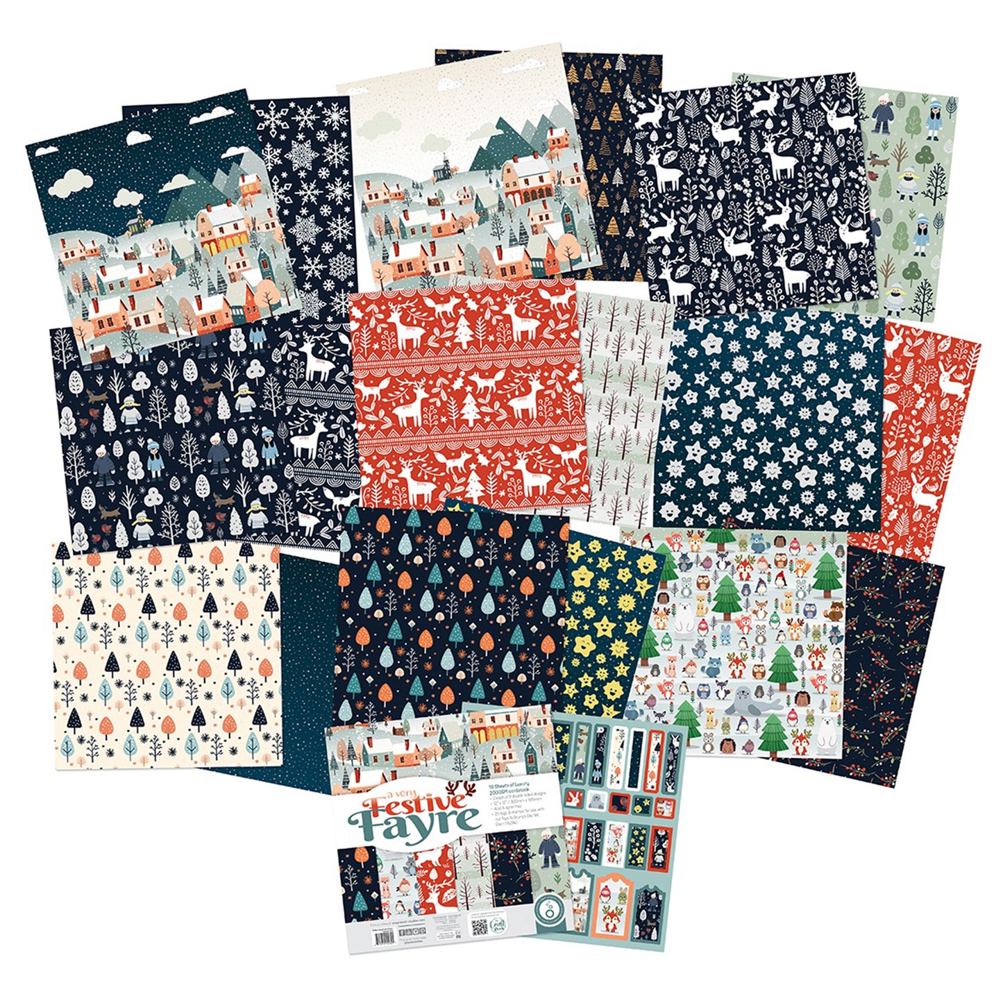 Tonic Studios - Colección 12 x 12 - A Very Festive Fayre