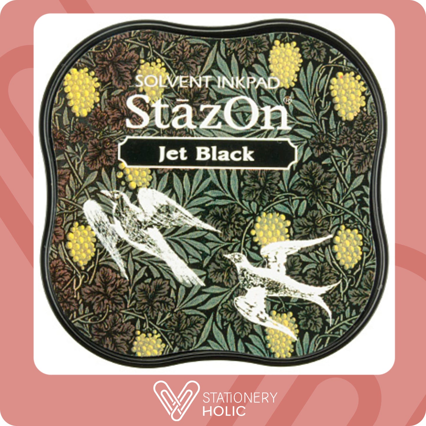 Tsukineko - Almohadilla de Tinta Midi Stazon - Jet Black