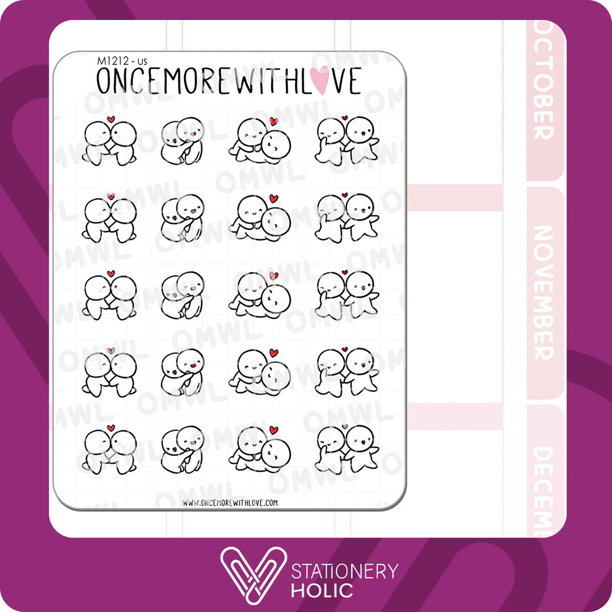 Once More With Love - Stickers - Us Munchkins