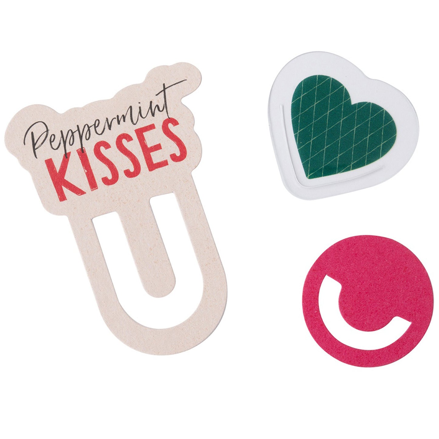 Vicky Boutin - Clips en Acetato y Cartoncillo - Peppermint Kisses