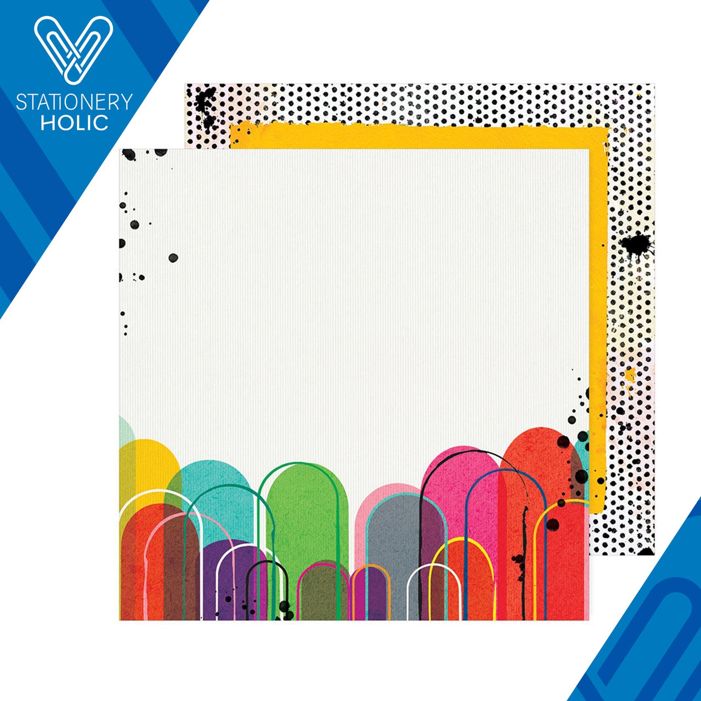 Vicky Boutin - Hoja de Papel 12 x 12 - Bold + Bright - Prism
