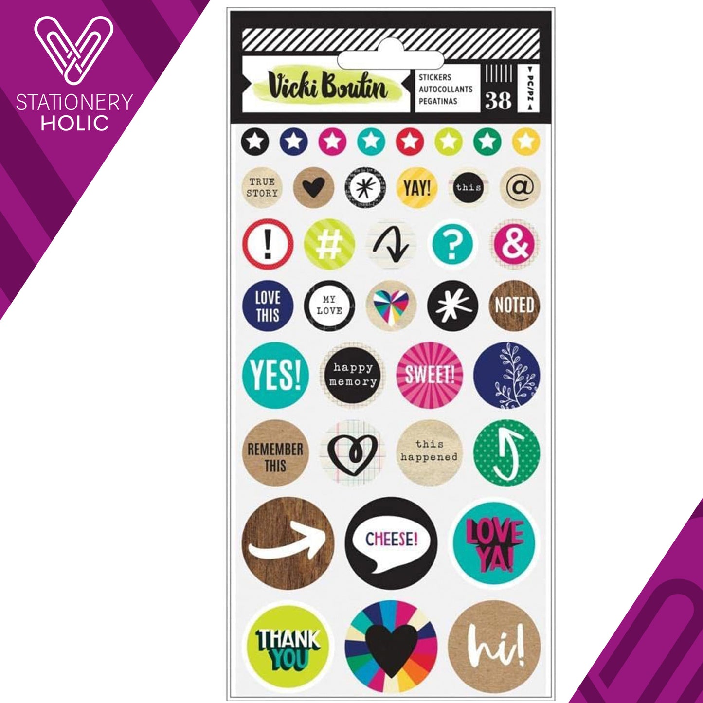 Vicky Boutin - Puffy Stickers - Kaleidoscope