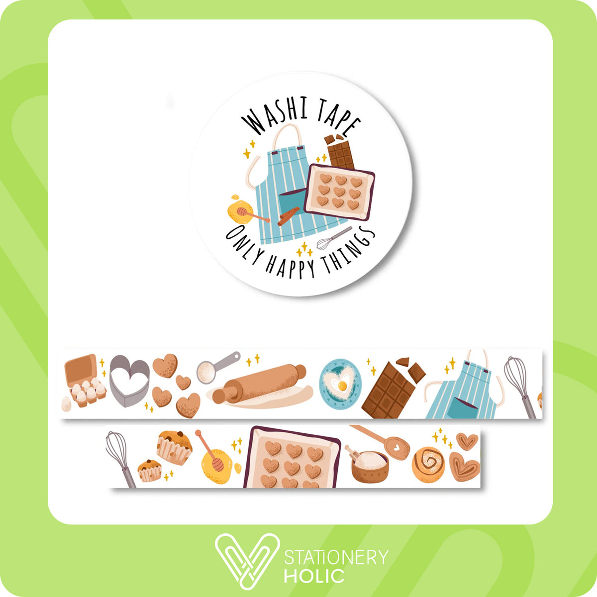Only Happy Things - Washi 15 mm - Baking