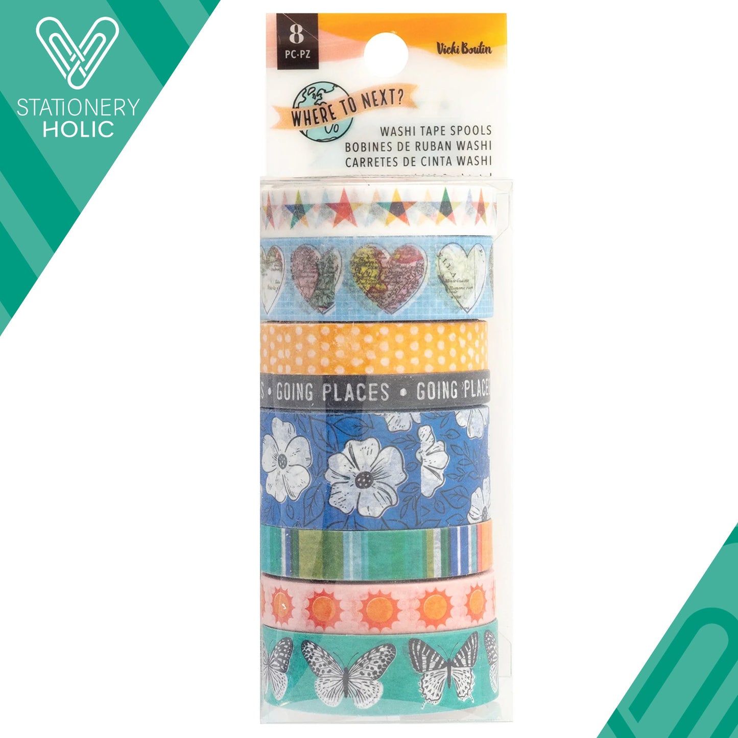 Vicky Boutin - Washi Box - Where To Next