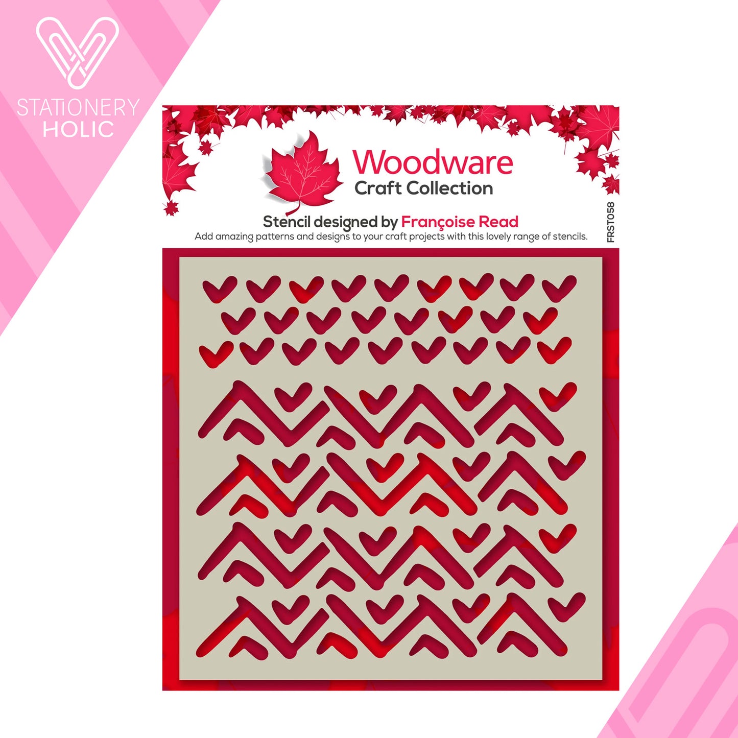 Woodware - Stencil 6 x 6 - Tribal